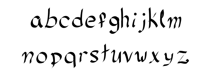 Neutrino Font LOWERCASE