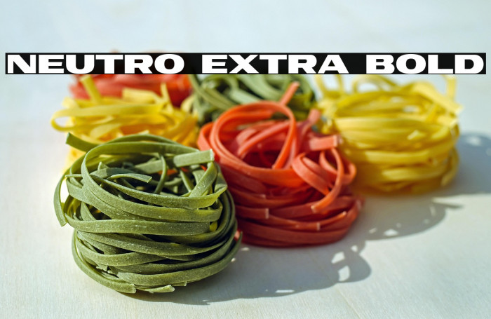 Neutro Extra Bold Example 3