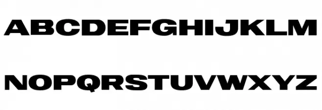 Neutro Extra Bold 字体 小写
