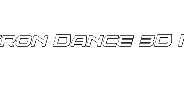 Neutron Dance 3D Italic Logo