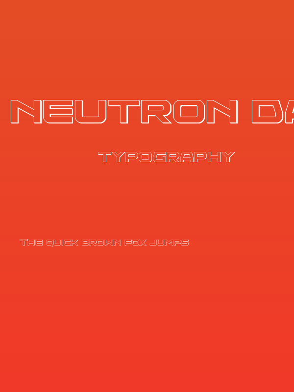 Neutron Dance 3D Poster