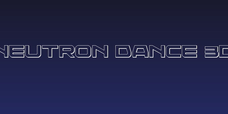 Neutron Dance 3D Social Header