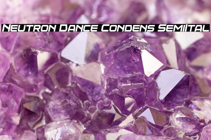 Neutron Dance Condens SemiItal Example 3