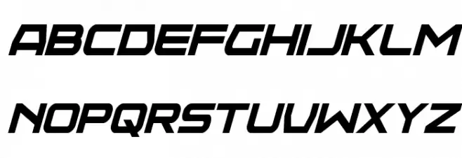 Neutron Dance Condensed Italic Polices MAJUSCULES
