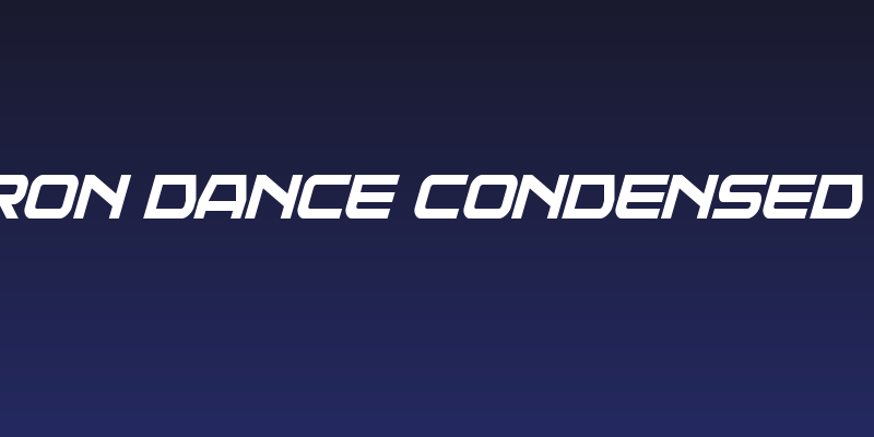 Neutron Dance Condensed Italic Social Header