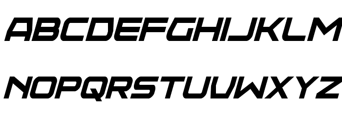 Neutron Dance Condensed Italic Font LOWERCASE
