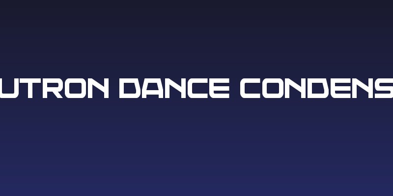 Neutron Dance Condensed Social Header