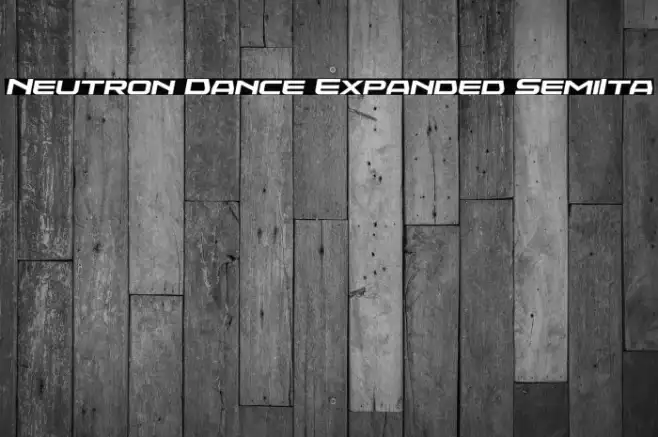 Neutron Dance Expanded SemiIta Example 2