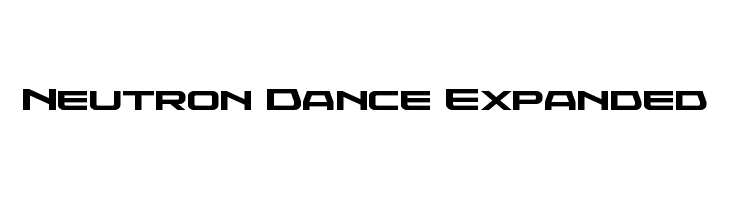 Neutron Dance Expanded  नि: शुल्क फ़ॉन्ट्स डाउनलोड