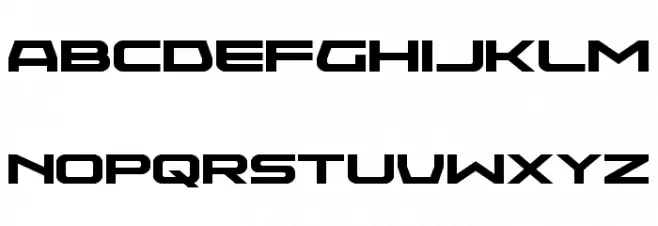 Neutron Dance Expanded Schriftart Groß