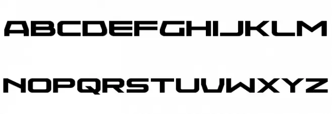 Neutron Dance Expanded Schriftart Kleinbuchstaben