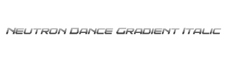 Neutron Dance Gradient Italic  フリーフォントのダウンロード