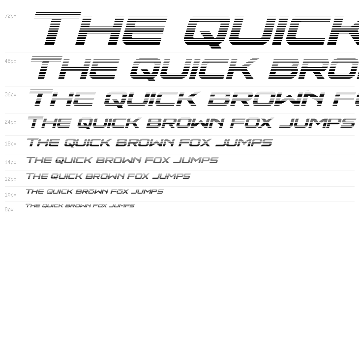 Neutron Dance Gradient Italic Waterfall