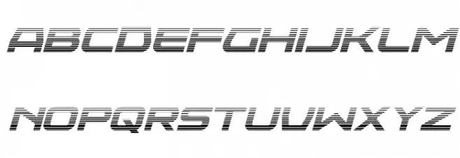 Neutron Dance Gradient Italic फ़ॉन्ट लोअरकेस