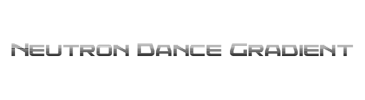 Neutron Dance Gradient  font caratteri gratis