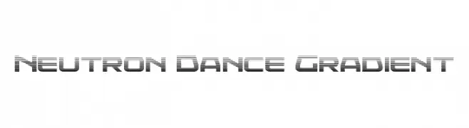 Neutron Dance Gradient  Descarca Fonturi Gratis
