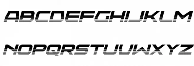 Neutron Dance Halftone Italic Polices MAJUSCULES