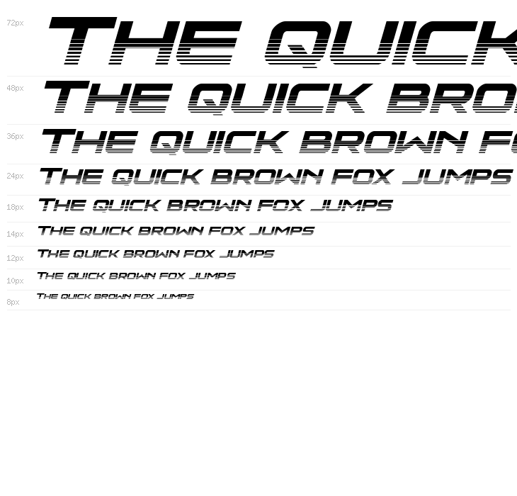 Neutron Dance Halftone Italic Waterfall