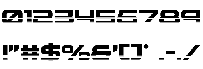 Neutron Dance Halftone Font OTHER CHARS