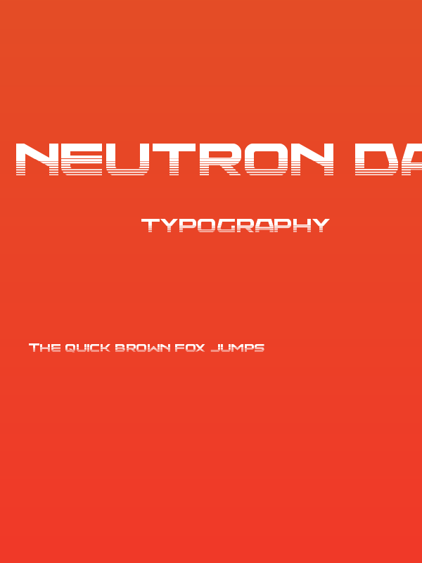 Neutron Dance Halftone Poster