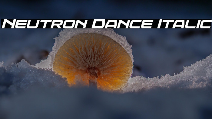Neutron Dance Italic Example 3