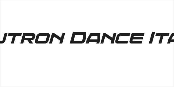 Neutron Dance Italic Logo