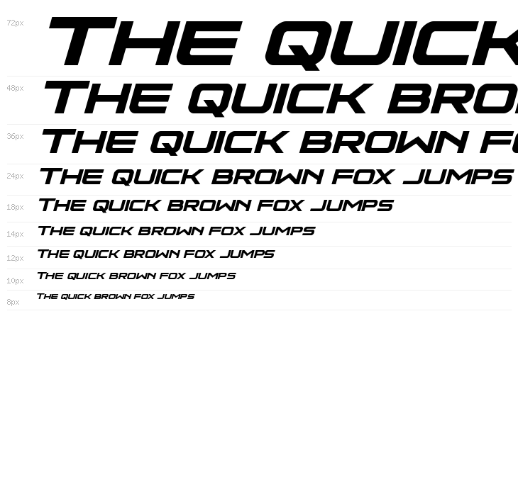 Neutron Dance Italic Waterfall