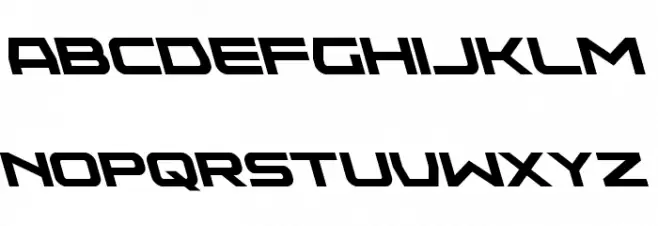 Neutron Dance Leftalic Schriftart Groß
