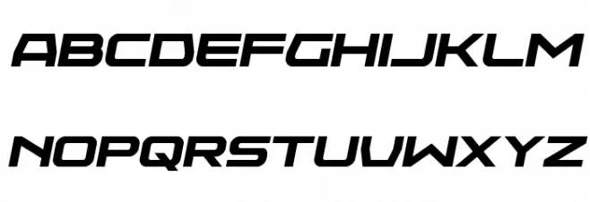 Neutron Dance Semi-Italic Шрифта ВЕРХНИЙ