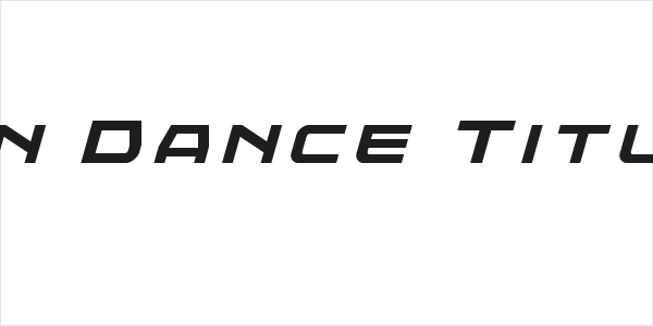 Neutron Dance Title Italic Logo