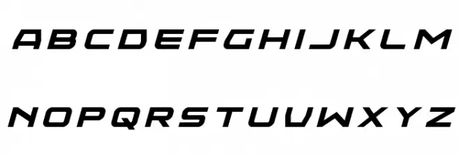 Neutron Dance Title Italic 字体 小写