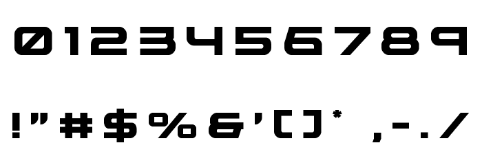 Neutron Dance Title Font OTHER CHARS