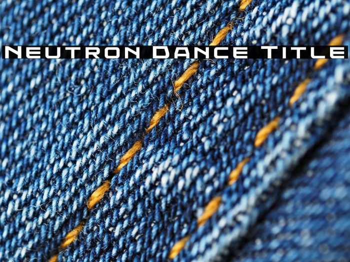 Neutron Dance Title Example 1