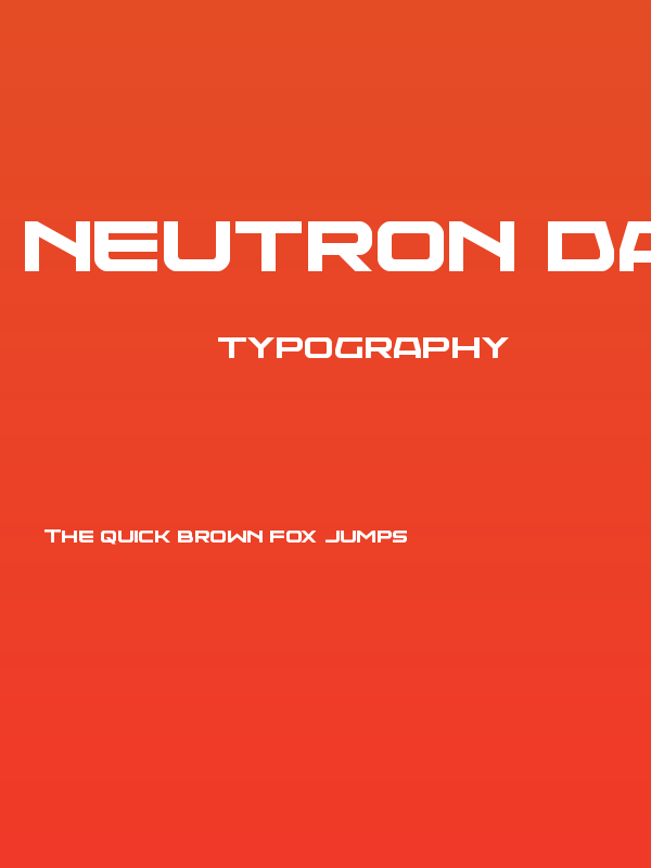 Neutron Dance Poster