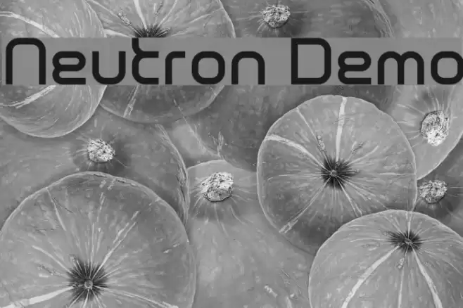 Neutron Demo Font examples
