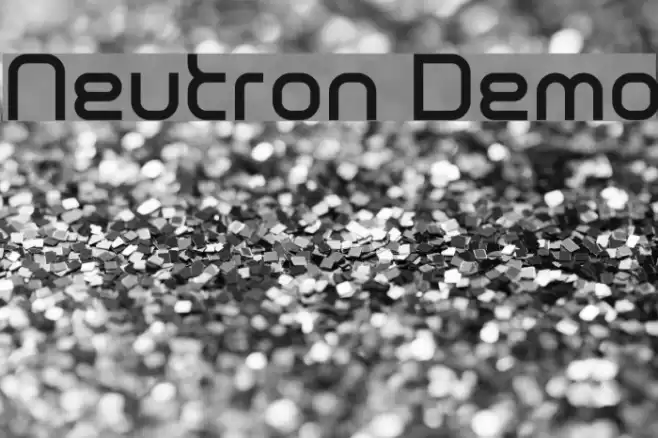 Neutron Demo Font examples