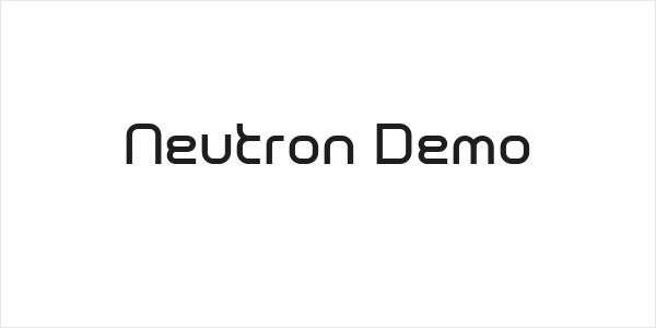 Neutron Demo Logo
