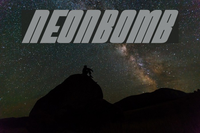 NeutronBomb Font examples