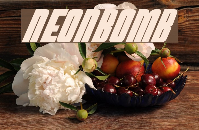 NeutronBomb Font examples
