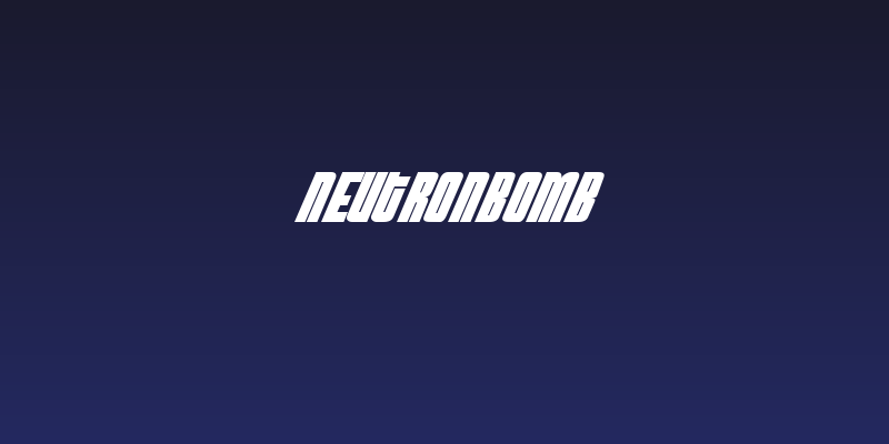 NeutronBomb Social Header