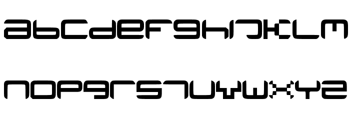 Neutronium Font LOWERCASE