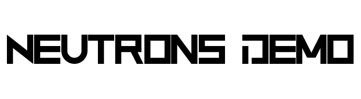 Neutrons Demo  baixar fontes gratis