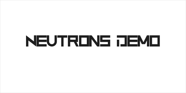 Neutrons Demo Logo