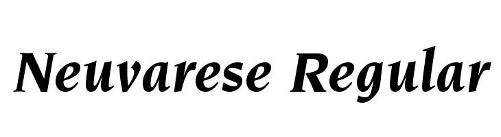 Neuvarese Regular Font
