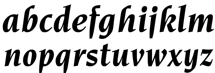 Neuvarese Regular Font LOWERCASE