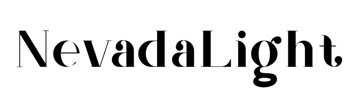 Nevada_Light  フリーフォントのダウンロード