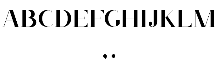 Nevada_Light Font OTHER CHARS