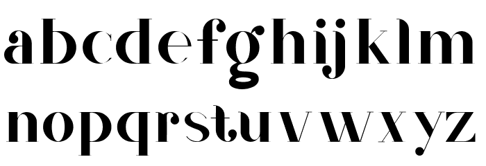 Nevada_Light Font LOWERCASE