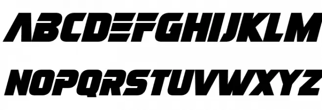 Never Better Italic フォント 大文字
