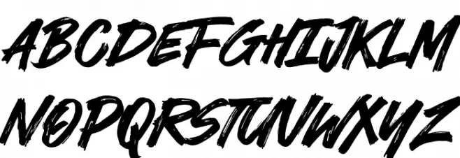 Never Brat Шрифта ВЕРХНИЙ